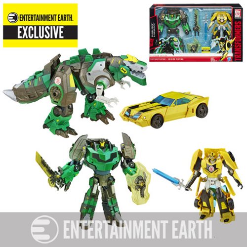 Transformers Platinum RID Bumblebee and Grimlock - Exclusive