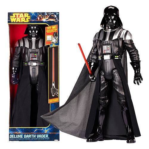 Star Wars Darth Vader with Lightsaber and Sounds 31-Inch Deluxe Action Figure