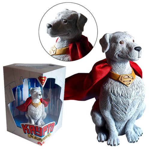 Superman Krypto the Superdog Statue