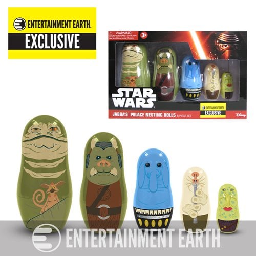 Star Wars Jabba Nesting Dolls Entertainment Earth Exclusive