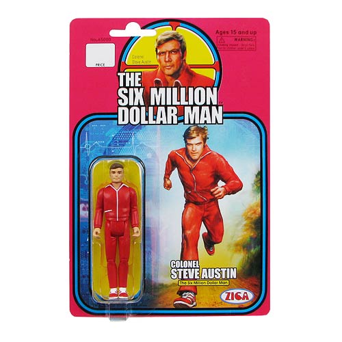 Six Million Dollar Man Col. Steve Austin Retro Action Figure
