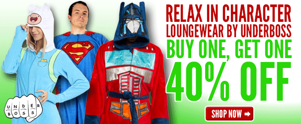 Relax in Character Loungewear by Underboss! Buy One, Get One 40% Off!
