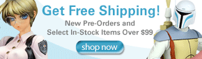 Free Shipping on action figures, statues, prop replicas, and collectibles valued at $99 or more at Entertainment Earth!