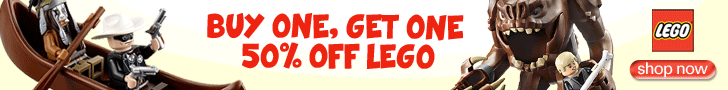 Buy One Get One 50% Off LEGO Products at Entertainment Earth!