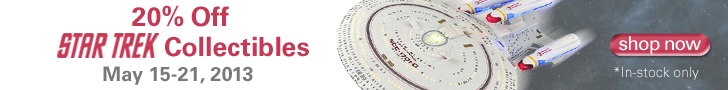 20% Off Star Trek In-stock Collectibles at Entertainment Earth