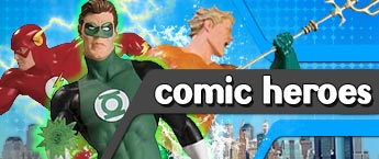 Comic Hero Action Figures, Statues, Toys, and More!