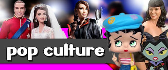 Pop Culture Action Figures, Games, Toys, and Statues!