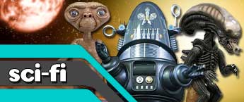 Sci-Fi Action Figures, Prop Replicas, Toys, and Statues!