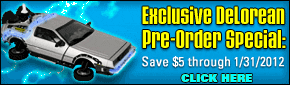 Save $5 on our Back to the Future DeLorean!