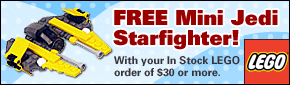 Free Mini LEGO Jedi Starfighter!