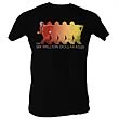 Six Million Dollar Man Running Black T-Shirt