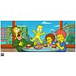 Simpsons Movie Bart On Glass Unframed Paper Giclee