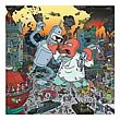 Futurama Attack! Bender vs Zoidberg Unframed Giclee