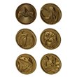 Mighty Morphin Power Rangers Legacy Die-Cast Coin Set