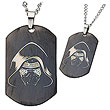Star Wars VII Kylo Ren Stainless Steel Dog Tag Necklace