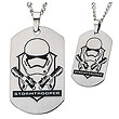 Star Wars VII Stormtrooper Laser Etched Dog Tag Necklace