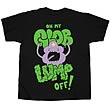 Adventure Time Glob Lump Off Black T-Shirt