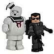 Ghostbusters SDCC 2009 Venkman and Stay Puft Mini-Figures
