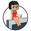 Betty Boop Computer Sitter Bobblehead