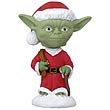 Star Wars Holiday Yoda Mini Bobble Head