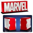 Marvel Logo Bookends Statue