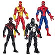 Ultimate Spider-Man Web Warriors Action Figures Wave 1 Set