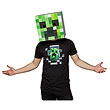 Minecraft Creeper Head Green Cardboard Mask