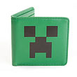 Minecraft Creeper Face Green Leather Wallet