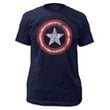 Captain America Distressed Shield T-Shirt