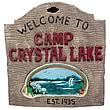 Friday the 13th Camp Crystal Lake Sign
