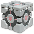 Portal Weighted Companion Cube Cookie Jar