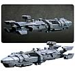 Starship Troopers Rodger Young Spaceship Pewter Replica