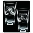 Walking Dead Fresh Meat Rise & Feed Etched Pint Glasses