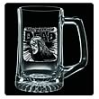 Walking Dead Fresh Meat Premium Etched Glass Stein