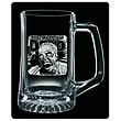Walking Dead Rise and Feed Premium Etched Glass Stein
