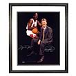 Michael Jordan and Larry Bird Signed Photo