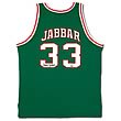Kareem Abdul-Jabbar Signed Bucks 1971-72 Away/Green Jersey