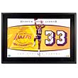 Kareem Abdul-Jabbar Signed Lakers Championship Framed Jersey