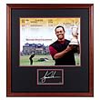 Tiger Woods Signed British Open with Framed Photo