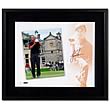Tiger Woods Signed 2005 British Open Framed Photo
