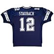 Roger Staubach Signed Dallas Cowboys Away/Blue Jersey
