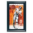 John Elway Signed Breaking Through Framed Display