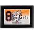 Cal Ripken Jr. Signed Baltimore Orioles Framed Jersey Number