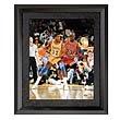 Michael Jordan & Magic Johnson Signed Framed Photo
