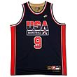 Michael Jordan Signed Nike 1992 Team USA Blue Jersey