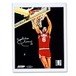 Julius Erving Signed Philadelphia 76ers 8x10 Photo