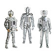 Doctor Who Cyberman Age of Steel Action Figure 3-Pack