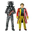 Doctor Who Sixth Doctor and Stealth Cyberman Figures