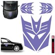 Transformers Decepticon Purple Car Graphics Set