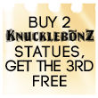 Statues that Rock - Buy 2, Get 1 Free!